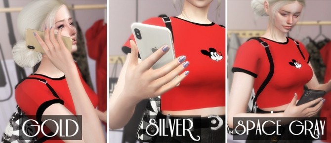 Sims 4 iPhone XS Functional at Descargas Sims