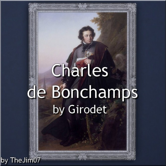 Sims 4 Portrait of Charles de Bonchamps by TheJim07 at Mod The Sims