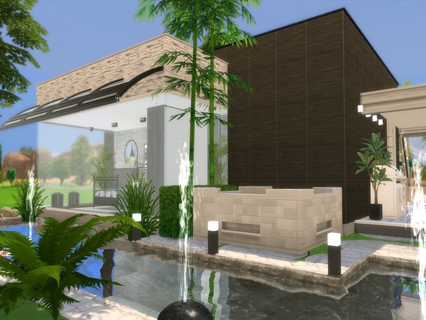 Sims 4 Modern Alina home by Suzz86 at TSR