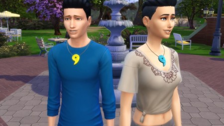 Magatama necklace from ace attorney by Sigma1202 at Mod The Sims