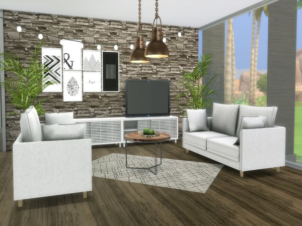 Sims 4 Modern Alina home by Suzz86 at TSR