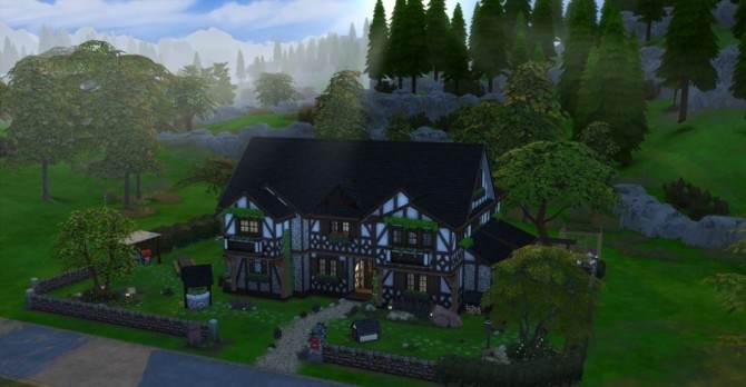 Sims 4 Domithilde house by Chanchan24 at Sims Artists