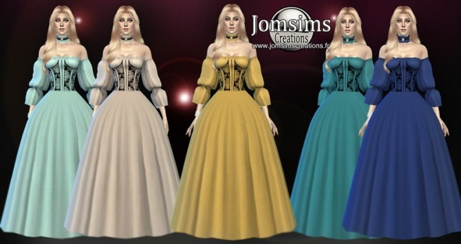 Sims 4 Simeana dress at Jomsims Creations