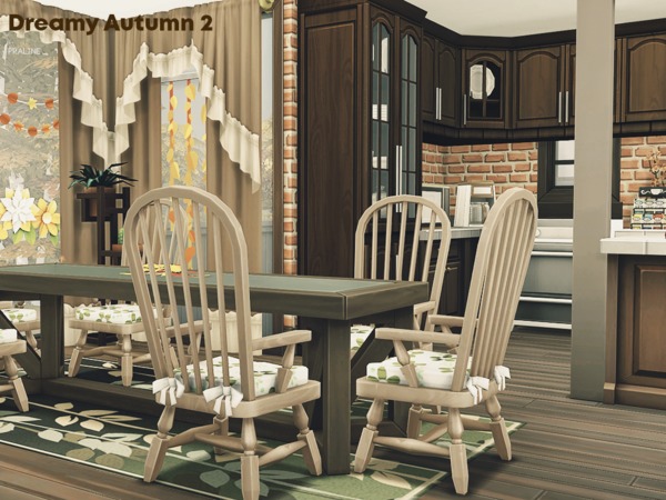 Sims 4 Dreamy Autumn 2 house by Pralinesims at TSR