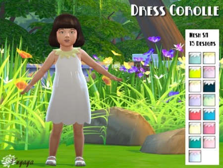 Corolle dress by Fuyaya at Sims Artists