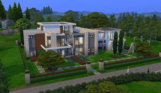 Starlight Drive Mansion by wouterfan at Mod The Sims » Sims 4 Updates