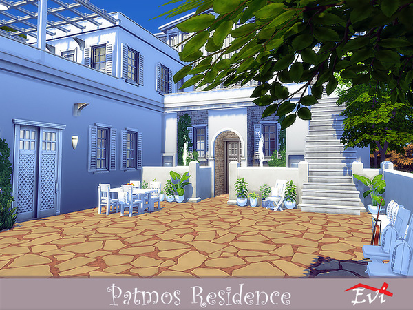 Sims 4 Patmos Residence by evi at TSR