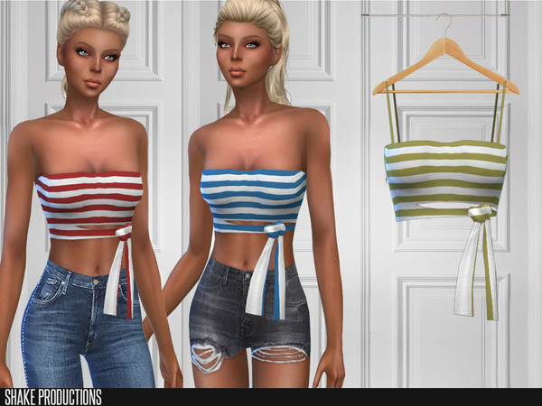 Sims 4 177 Blouse by ShakeProductions at TSR