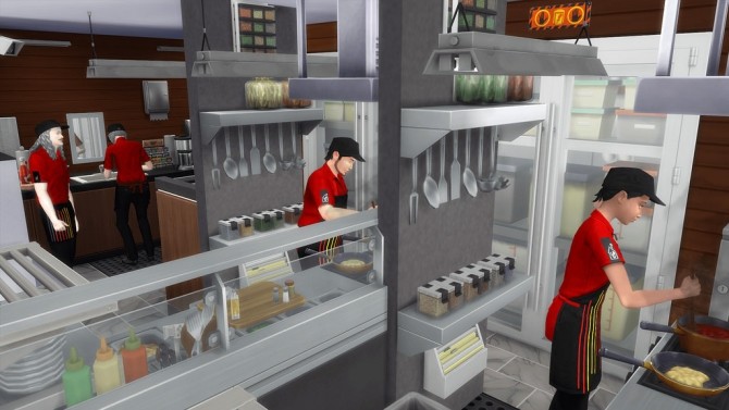 Sims 4 McDonald’s Restaurant #1 by Ansett4Sims at RomerJon17 Productions
