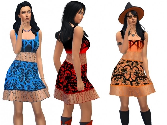 Sims 4 Dress at Louisa Creations4Sims