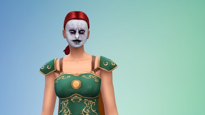 Sims 4 Scary Faces Pack Halloween 2018 at OceanRAZR