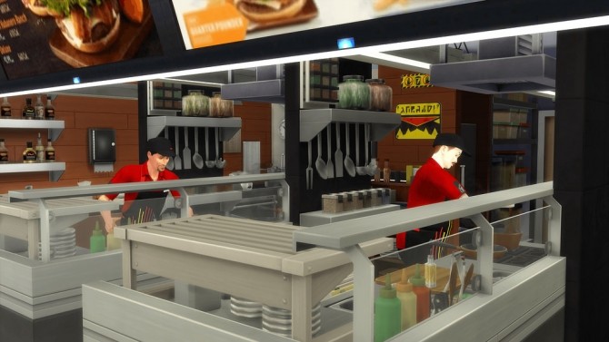 Sims 4 McDonald’s Restaurant #2 by Ansett4Sims at RomerJon17 Productions