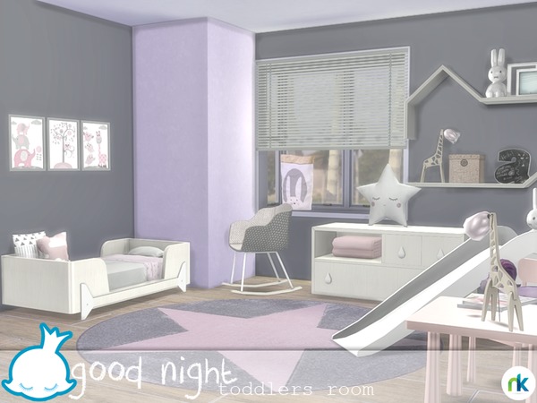 Sims 4 Good Night Toddlers Room by Nikadema at TSR
