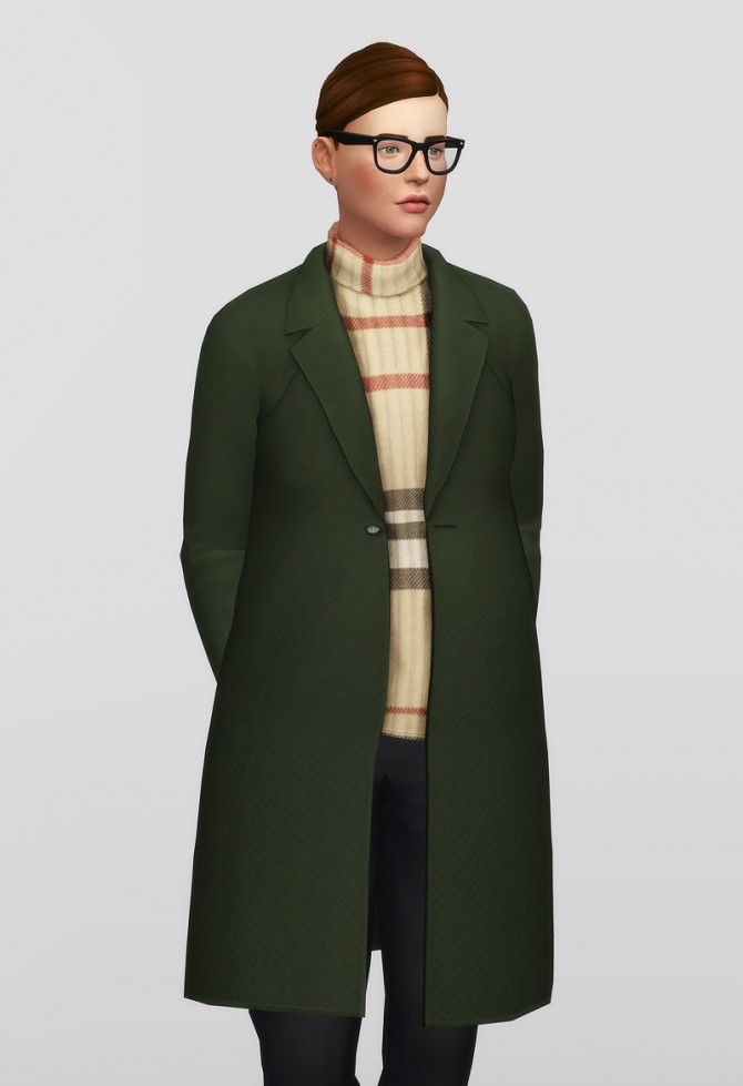 Sims 4 Autumn Coat Edit F (Sweater) at Rusty Nail