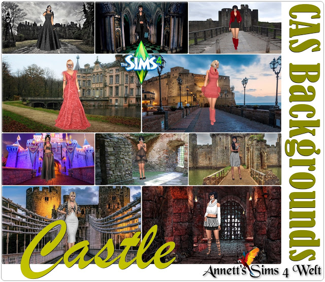 Sims 4 CAS Backgrounds Castle at Annett’s Sims 4 Welt