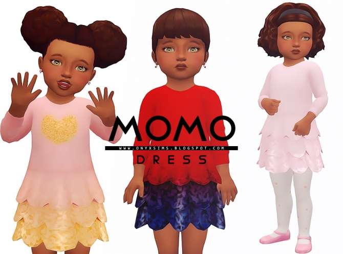 Momo Dress at Onyx Sims » Sims 4 Updates