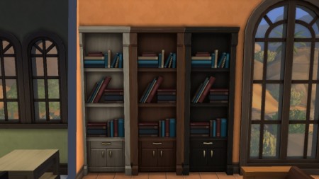 Book Shelf in Wall by iloveseals at Mod The Sims