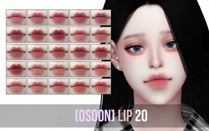Sims 4 Lips 20 at Osoon