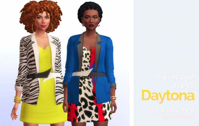Two vintage dresses at Joliebean » Sims 4 Updates