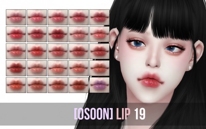 Sims 4 Lips 19 at Osoon