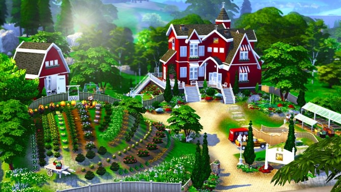 Sims 4 FLOWER FARM at BERESIMS