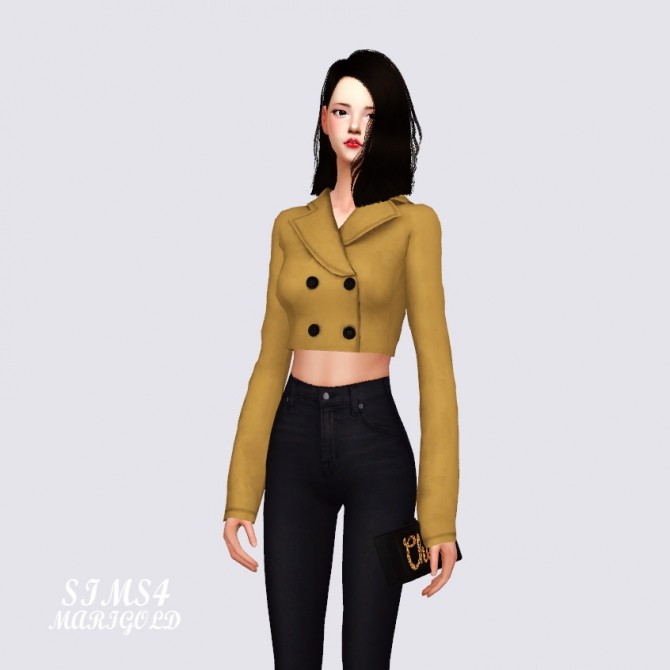 Sims 4 Crop Jacket at Marigold