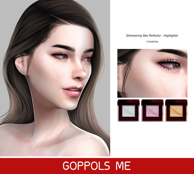 Sims 4 GPME Shimmering Skin Perfector Highlighter at GOPPOLS Me