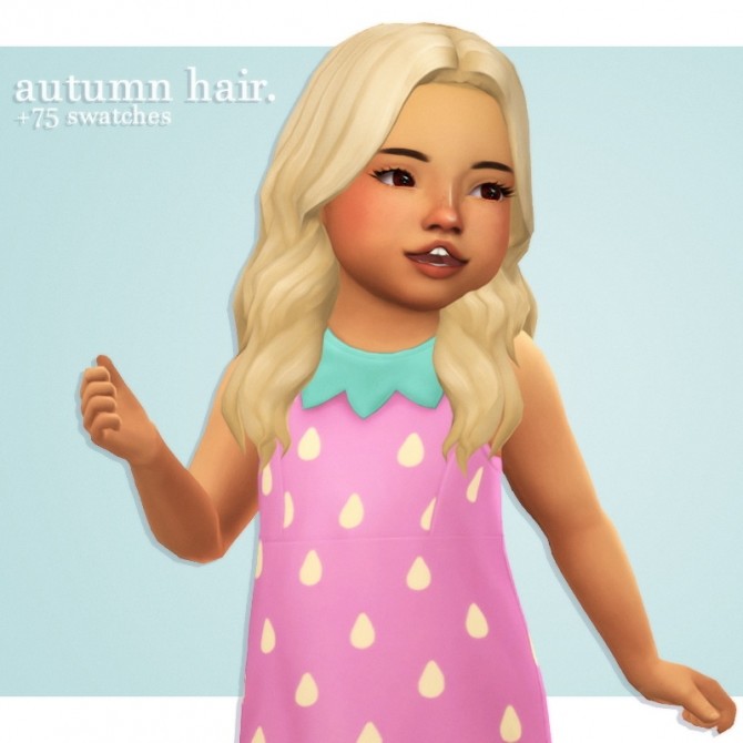 Sims 4 Naevys sims autumn hair recolors at cowplant pizza