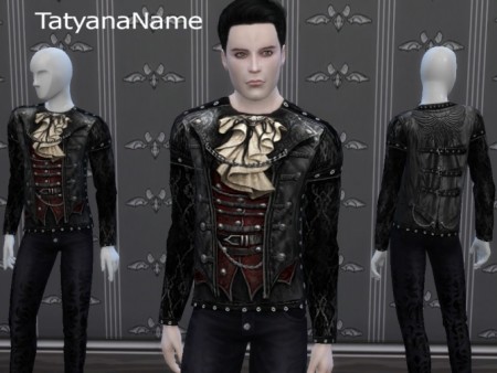 Leather Gothic Top at Tatyana Name