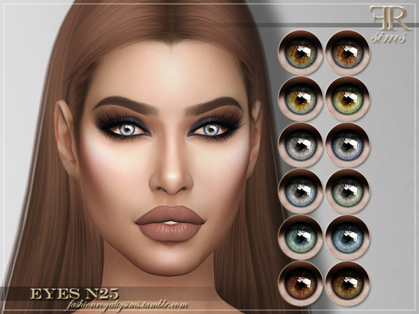 Sims 4 FRS Eyes N25 by FashionRoyaltySims at TSR