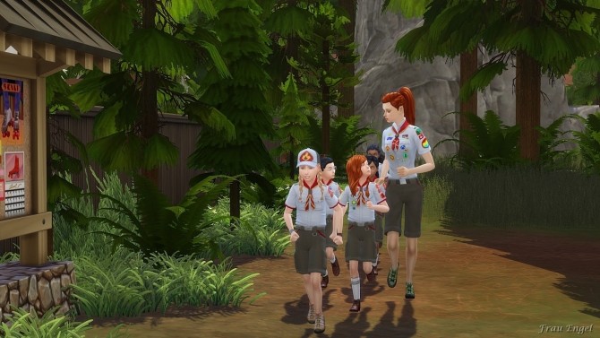 Sims 4 Scout Camp No CC at Frau Engel