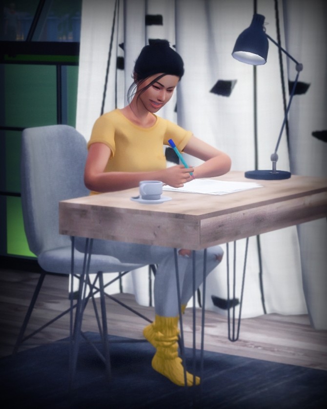 Sims 4 Writing a letter Poses at Katverse