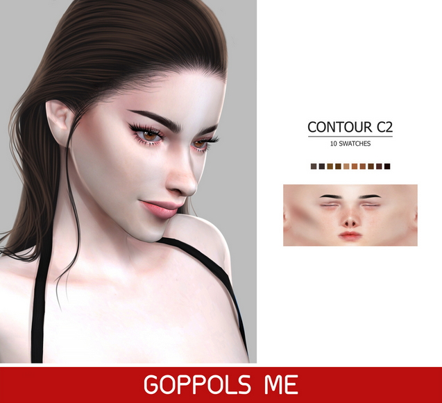 Sims 4 GPME Cheekbones Contour C2 at GOPPOLS Me