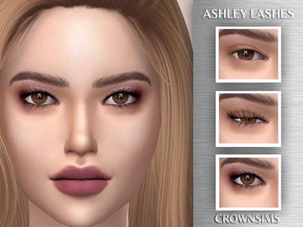 Sims 4 Ashley Lashes by CrownSims at TSR
