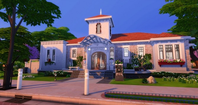 Sims 4 Murs dAlbâtre house at Simsontherope