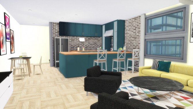 Sims 4 701 ZenView Apartment at Simming With Mary