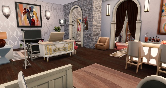 Sims 4 Murs dAlbâtre house at Simsontherope