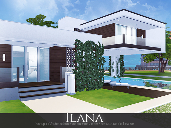 Sims 4 Ilana house by Rirann at TSR