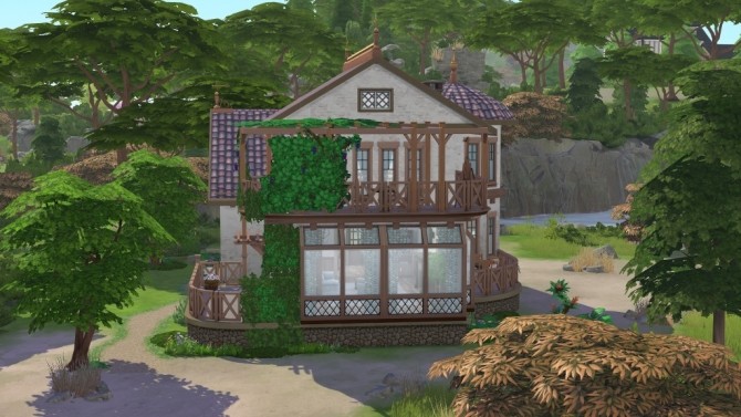 Sims 4 Нouse by the sea by fatalist at ihelensims