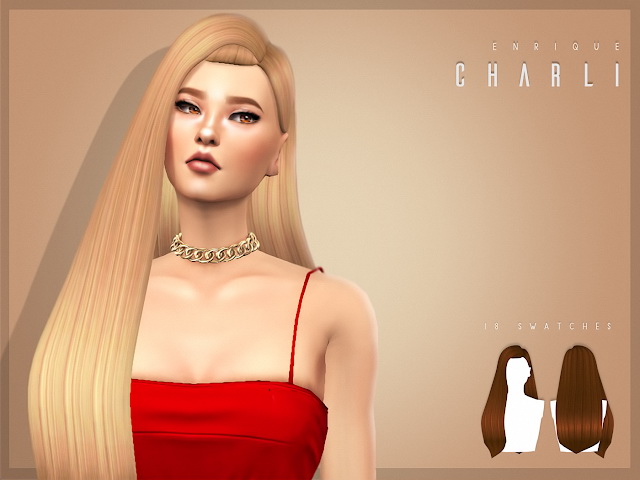 Sims 4 Charli Hairstyle at Enriques4