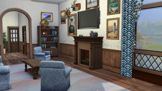 Sims 4 Нouse by the sea by fatalist at ihelensims