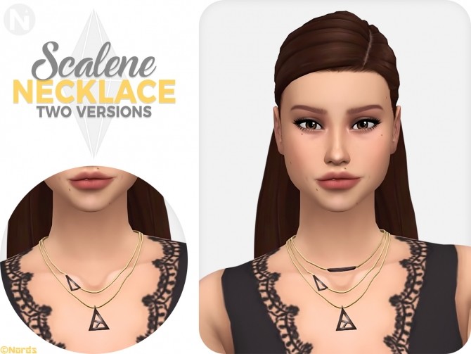 Sims 4 Scalene Necklace at Nords Sims
