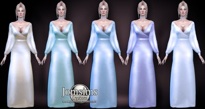 Sims 4 Cecile dress at Jomsims Creations