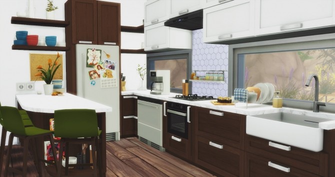 Sims 4 Los Feliz Kitchen at Pyszny Design