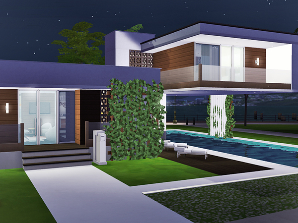 Sims 4 Ilana house by Rirann at TSR