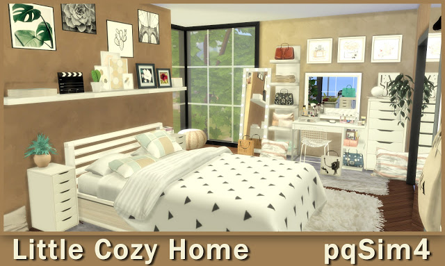 Sims 4 Little Cozy Home at pqSims4