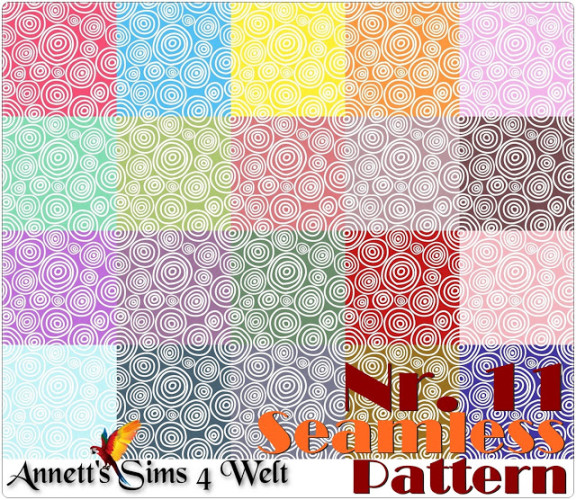 Seamless Patterns 7 - 11 at Annett’s Sims 4 Welt » Sims 4 Updates
