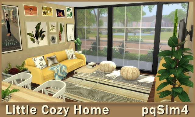 Sims 4 Little Cozy Home at pqSims4