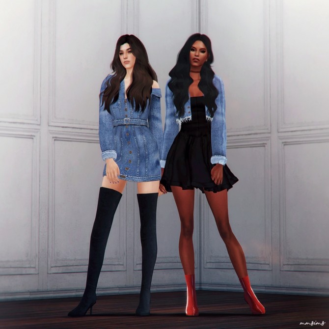 Sims 4 AF 30 Days Thigh high & Ankle Boots at MMSIMS