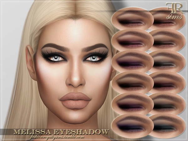 Sims 4 FRS Melissa Eyeshadow by FashionRoyaltySims at TSR